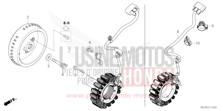 GENERATOR von Hornet 500 GRAPHITE BLACK (NHB01) von 2026